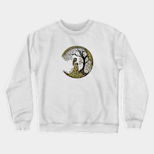 Tree of Life with Mother and Daughter Crewneck Sweatshirt